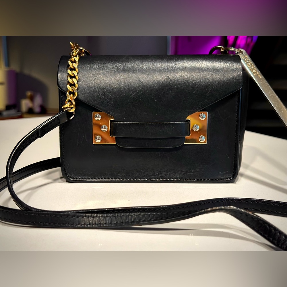 SOPHIE HULME LEATHER BAG